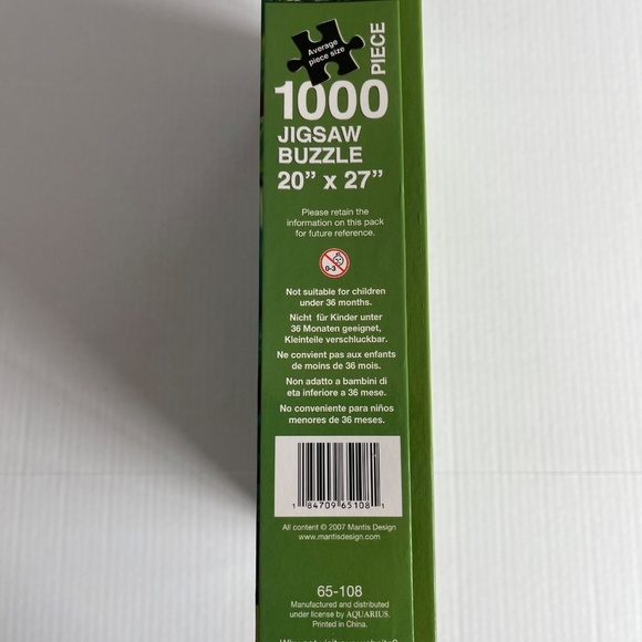 NWT 1000 Pieces Puzzle Cannabis Americas Most Wanted - Picture 5 of 8